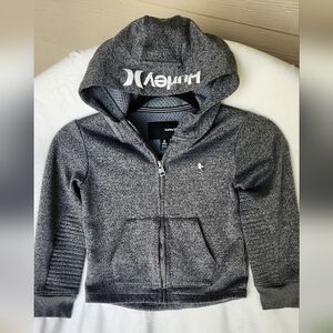 Boys Hurley Heather Gray Hoodie